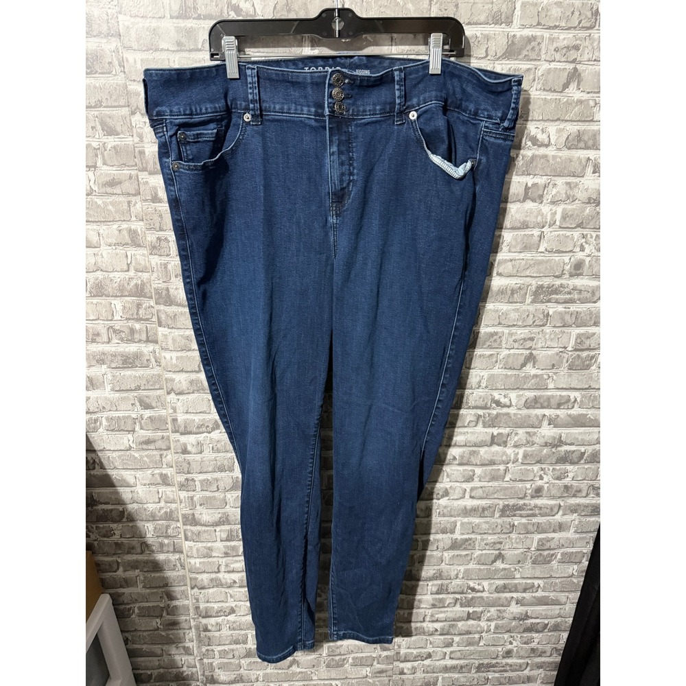 Torrid Super Soft Jegging Dark Wash High Rise Skinny Jeans Plus Size 22R